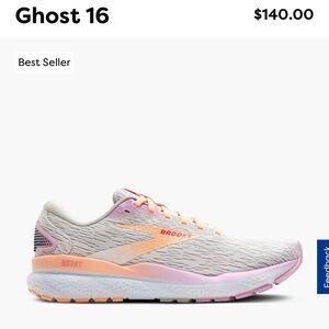 Brand new in box Brooks ghost 16